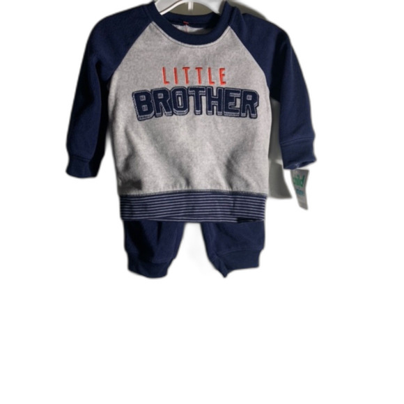 Carters Bundle Brand New 2 Piece Sweater Outfit & Long Sleeve Bear Pants Set 12M - Picture 1 of 7